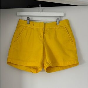 J. Crew Broken In Yellow Chino Shorts